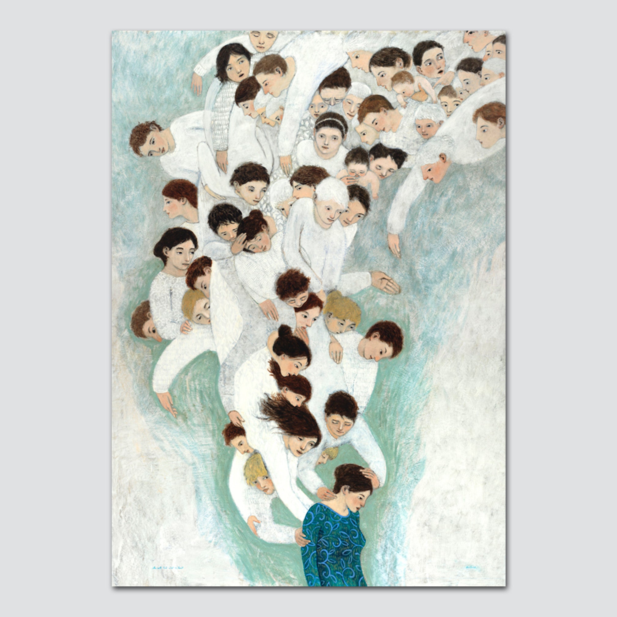 Brian Kershisnik Prints - Art - She Will Find What is Lost