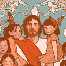 Load image into Gallery viewer, &#39;Christ with the Little Ones&#39; | Jessica Sarah Beach
