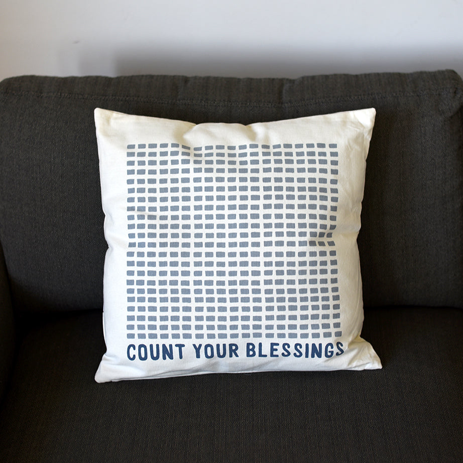 Pillow - Count Your Blessings - DB