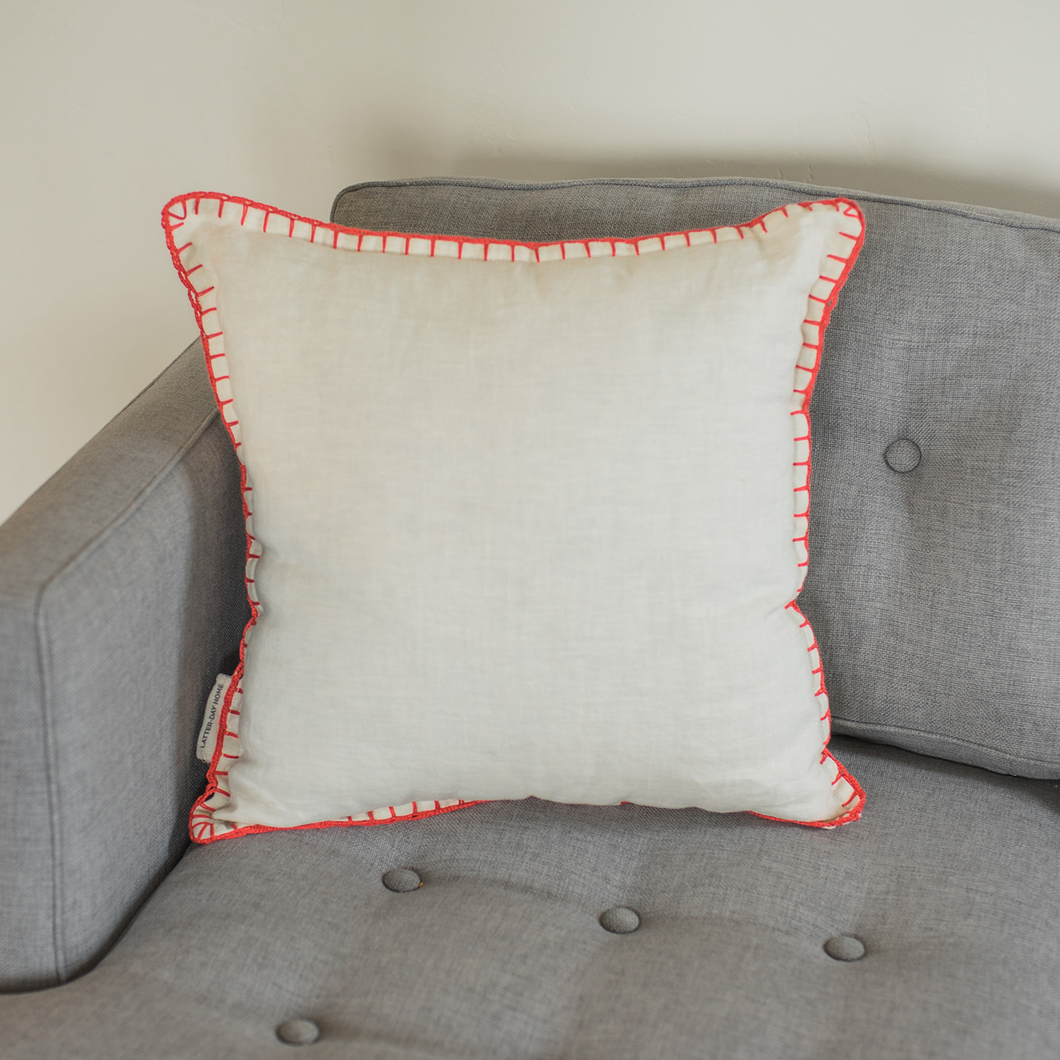 Pillow - Red Stitch