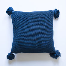 Load image into Gallery viewer, Pillow - Navy Tassels
