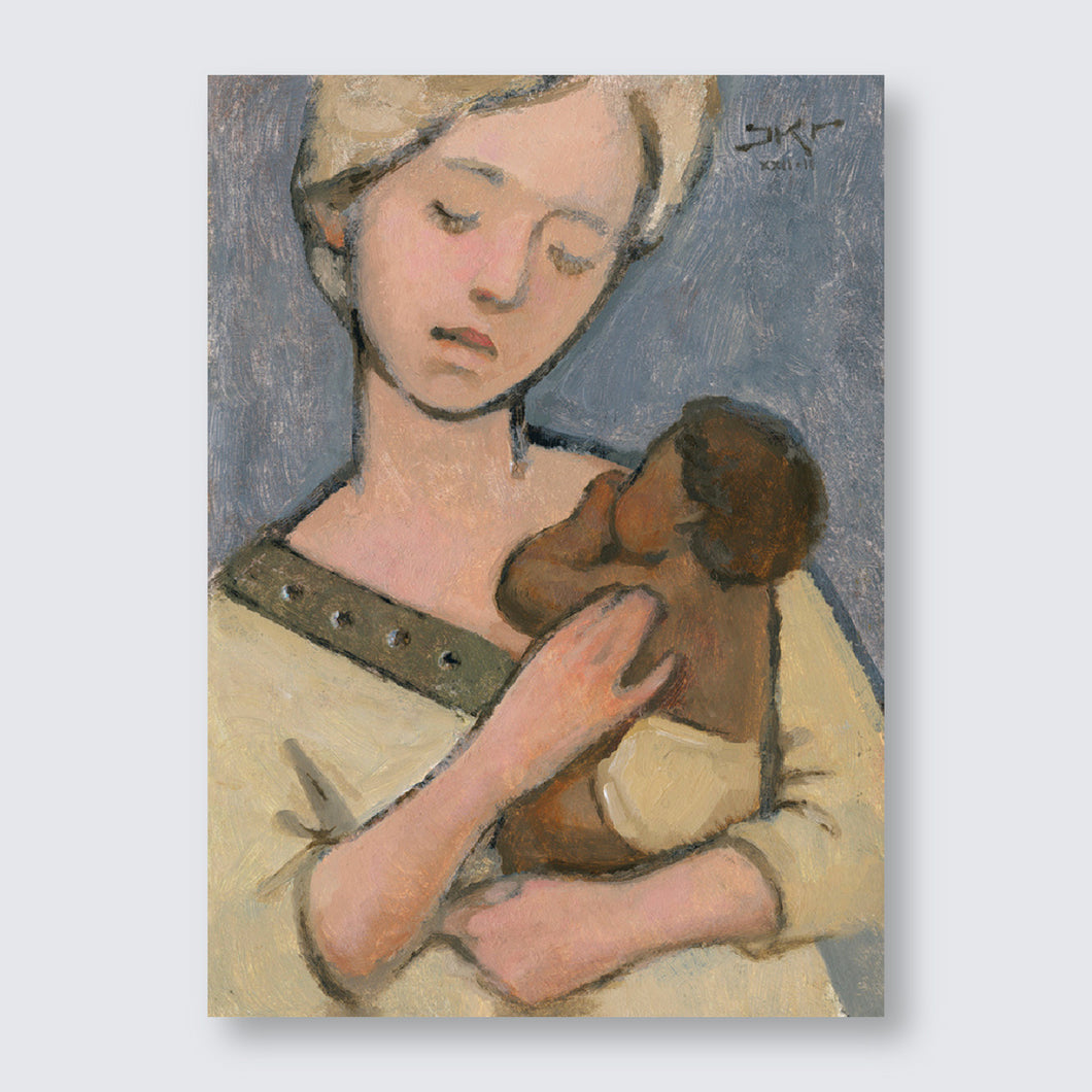 J. Kirk Richards - Art - Mother and Child (Blonde and Brown)