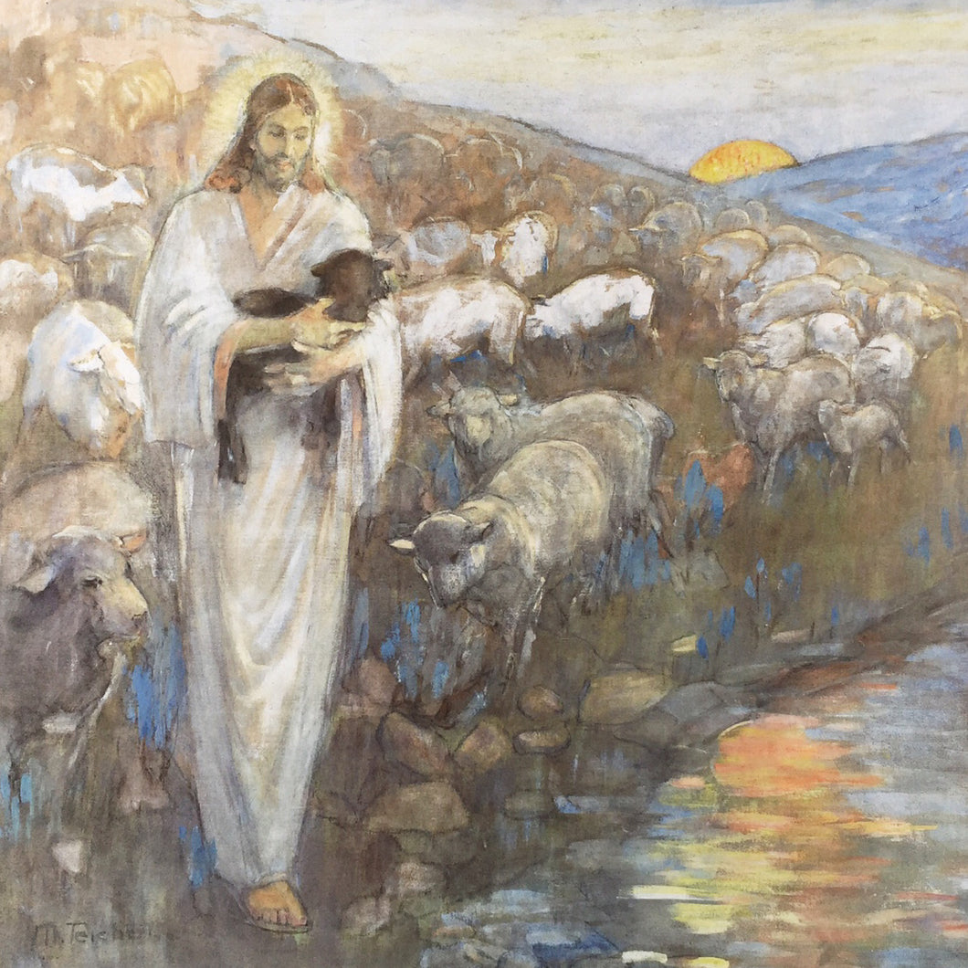 Minerva Teichert - Rescue of the Lost Lamb