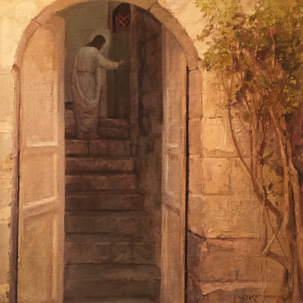 J. Kirk Richards - Art - Stand at the Door and Knock