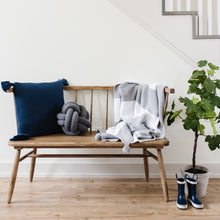Load image into Gallery viewer, Throw - Stripe Pom Pom
