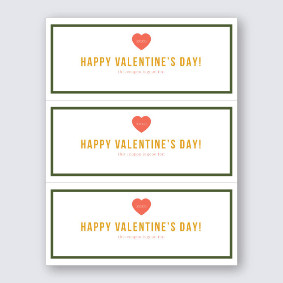 Free Download - Valentine's Day Coupon